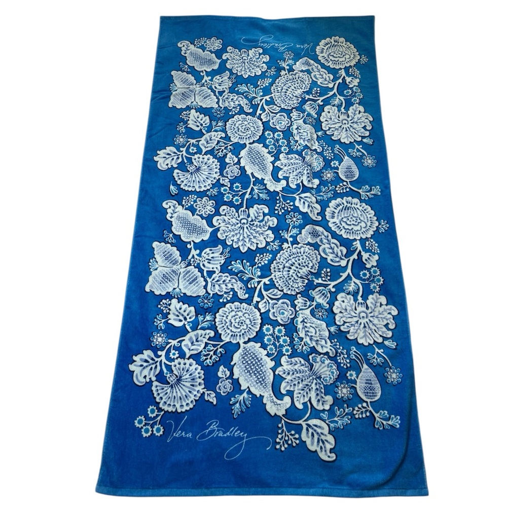 NWT Vera Bradley Blue Lagoon Beach Towel New Retired Pattern